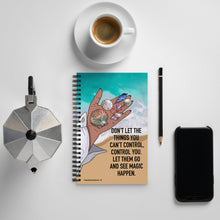 Load image into Gallery viewer, &quot;See magic happen&quot; Spiral notebook by Maraillustrations

