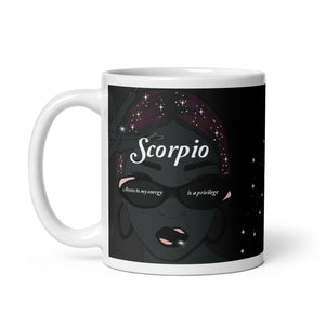 "Scorpio" Mug by Maraillustrations