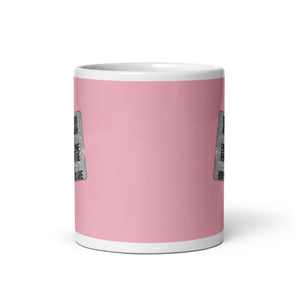"Reminders for the future" White glossy mug by Maraillustrations