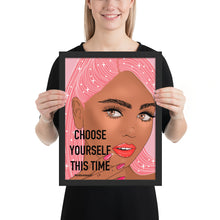 Load image into Gallery viewer, “Choose yourself” Framed poster by Maraillustrations
