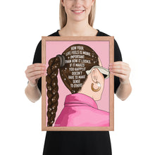 Load image into Gallery viewer, &quot;Your life&quot; Framed poster by Maraillustrations

