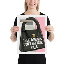 Load image into Gallery viewer, &quot;Their opinions&quot; Framed poster by Maraillustrations
