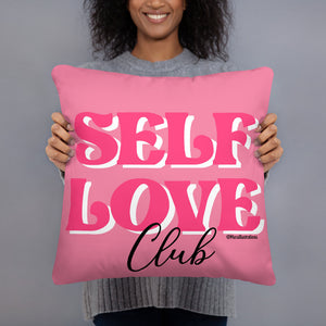 "Self Love Club" Pillow by Maraillustrations