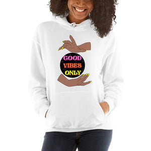 "Good vibes only"  Hoodie by Maraillustrations