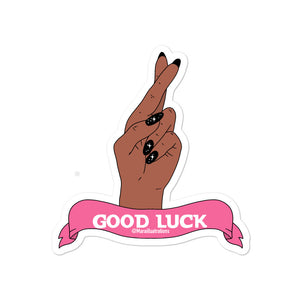 "Good luck" sticker by Maraillustrations