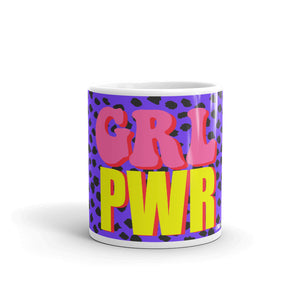 "Grl Pwr" Mug by Maraillustrations