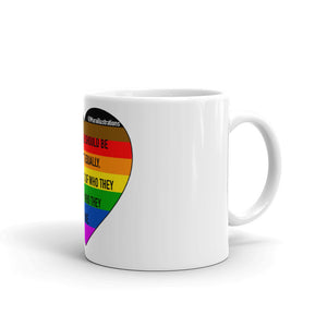 "All people should be treated equally" Mug by Maraillustrations