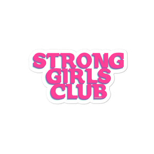 "Strong girls club" sticker by Maraillustrations