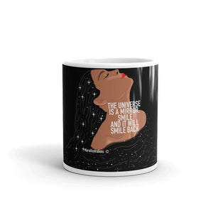 "The universe is a mirror" Mug by Maraillustrations